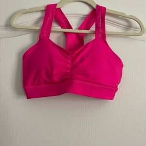 Women’s Handful Sports Bra - bright pink